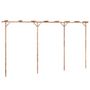 Voir la diapositive 2 : VIDAXL Pergola Bambou 385x40x205 cm