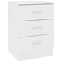 Voir la diapositive 3 : VIDAXL Tables de chevet 2 pcs Blanc 38x35x56 cm Bois d'ingenierie