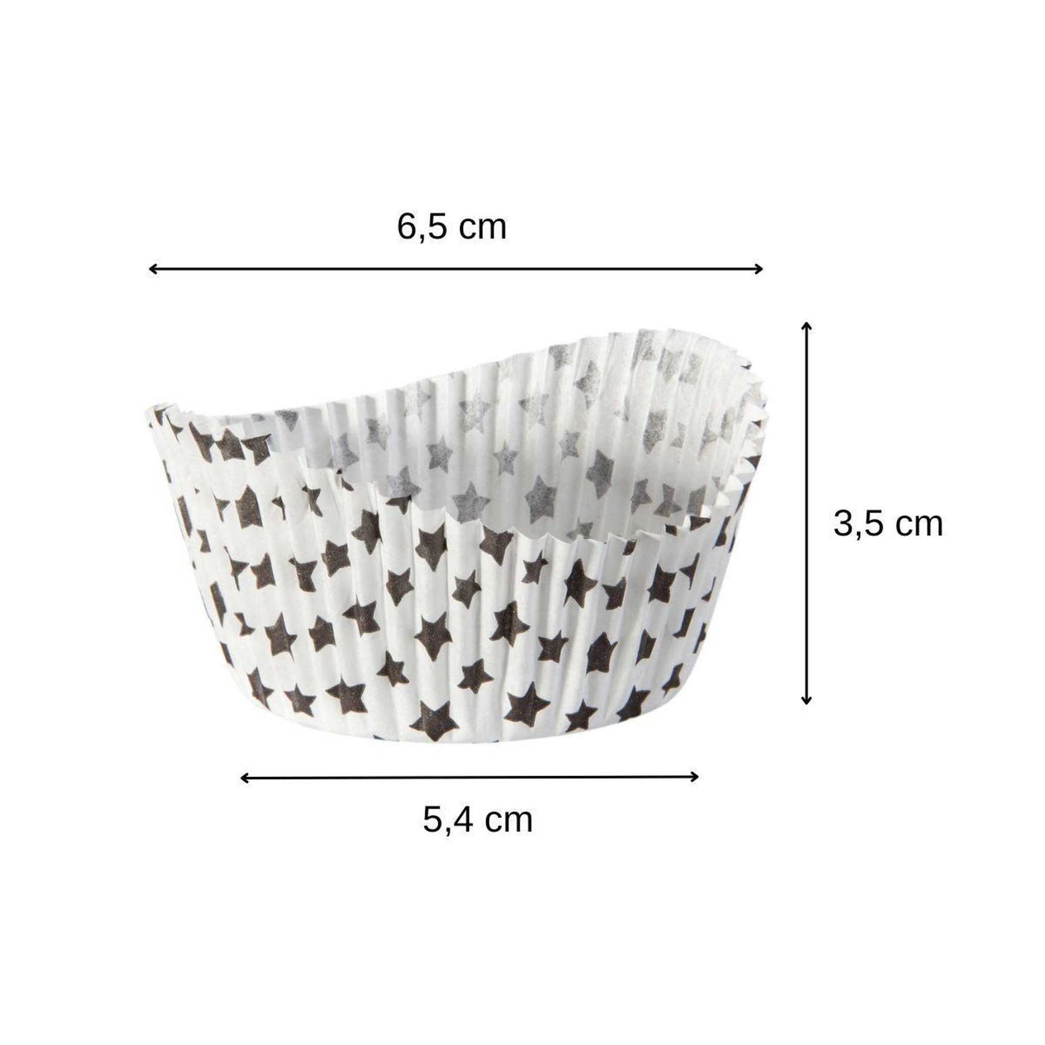 Voir la diapositive 3 : ZENKER Lot de 50 moules à muffins en papier motif étoile 6,5 cm zenker smart pastry