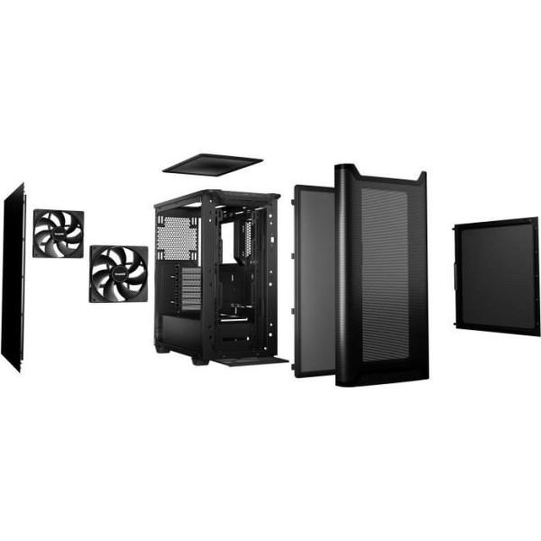 Voir la diapositive 4 : BE QUIET Boîtier pc - be quiet! - pure base 501 airflow - moyen tour - mini-itx - noir