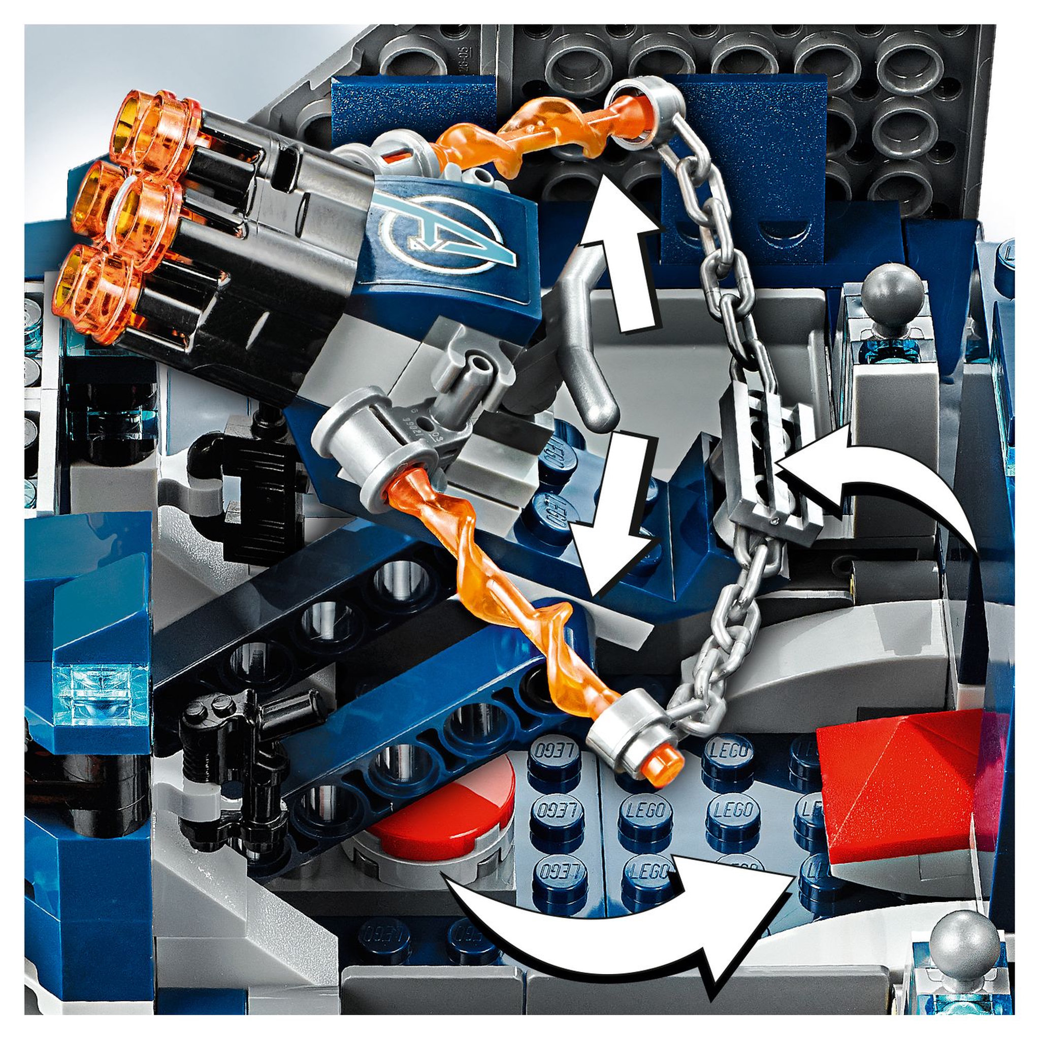 Voir la diapositive 8 : LEGO Super Héros Marvel 76143 - TBD L'attaque du camion des Avengers