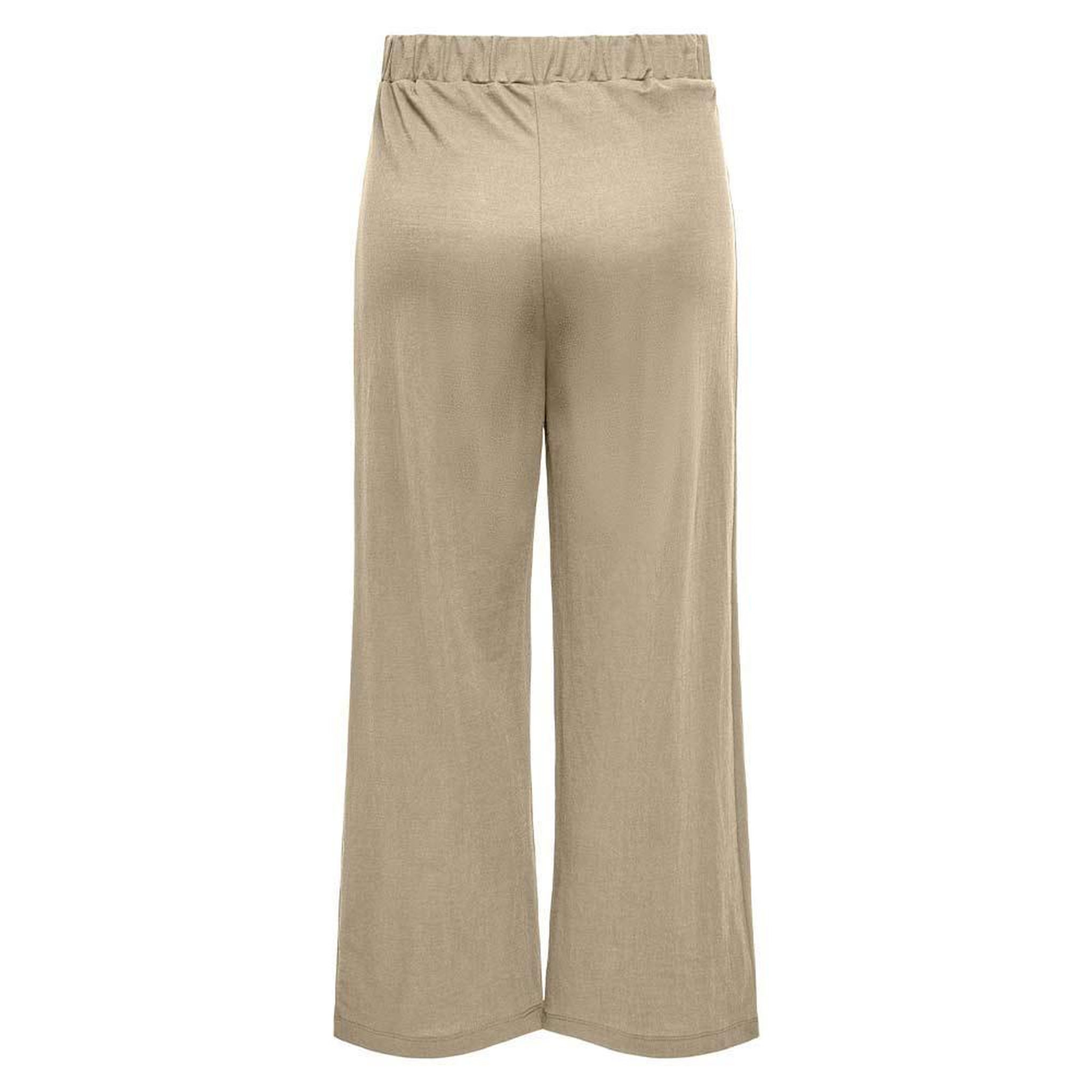 Voir la diapositive 2 : JACQUELINE DE YONG Pantalon fluide Beige Femme JDY Rebekka