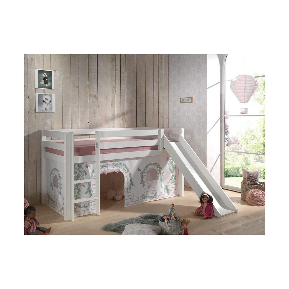 Paris Prix Tente Textile pour Lit  Pino Birdy  235cm Beige