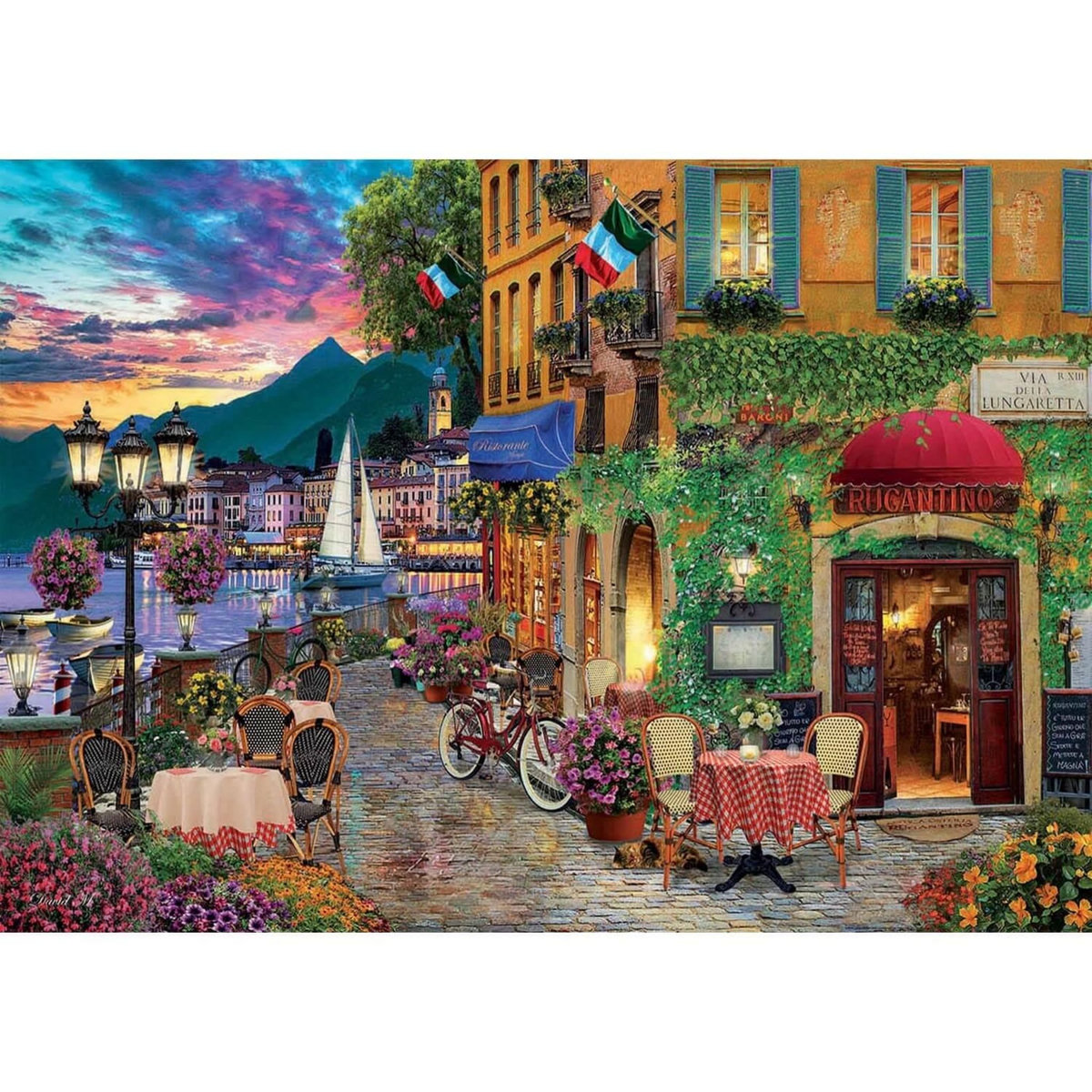 EDUCA Puzzle 2000 pièces : Charme italien