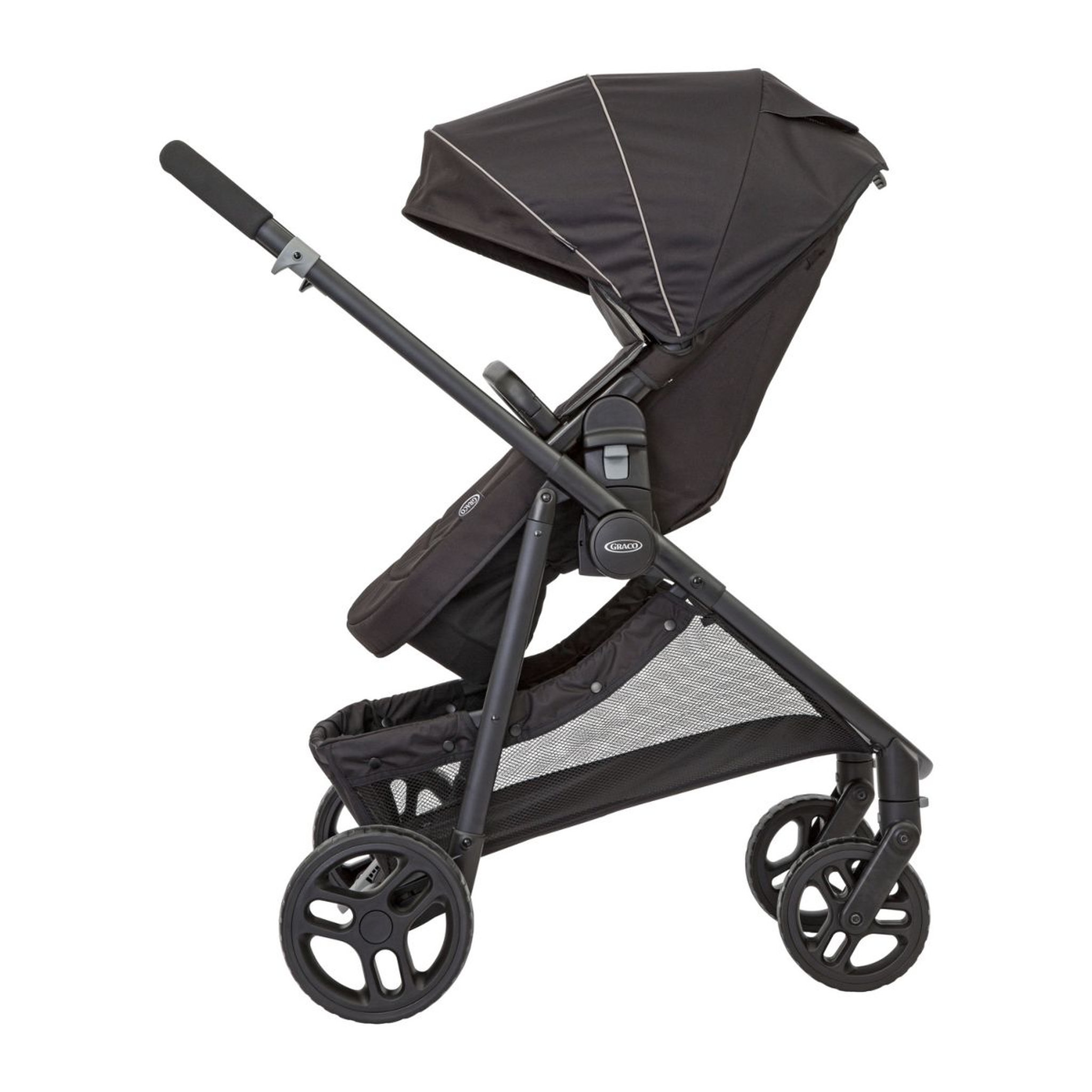 Voir la diapositive 2 : GRACO Poussette 2 en 1 landau TRANSFORM avec protection pluie