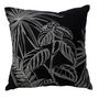 Voir la diapositive 2 : Paris Prix Coussin Déco Imprimé  Mambo  40x40cm Noir