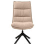Voir la diapositive 1 : LISA DESIGN Mellow - fauteuil pivotant - en tissu - pieds en acier