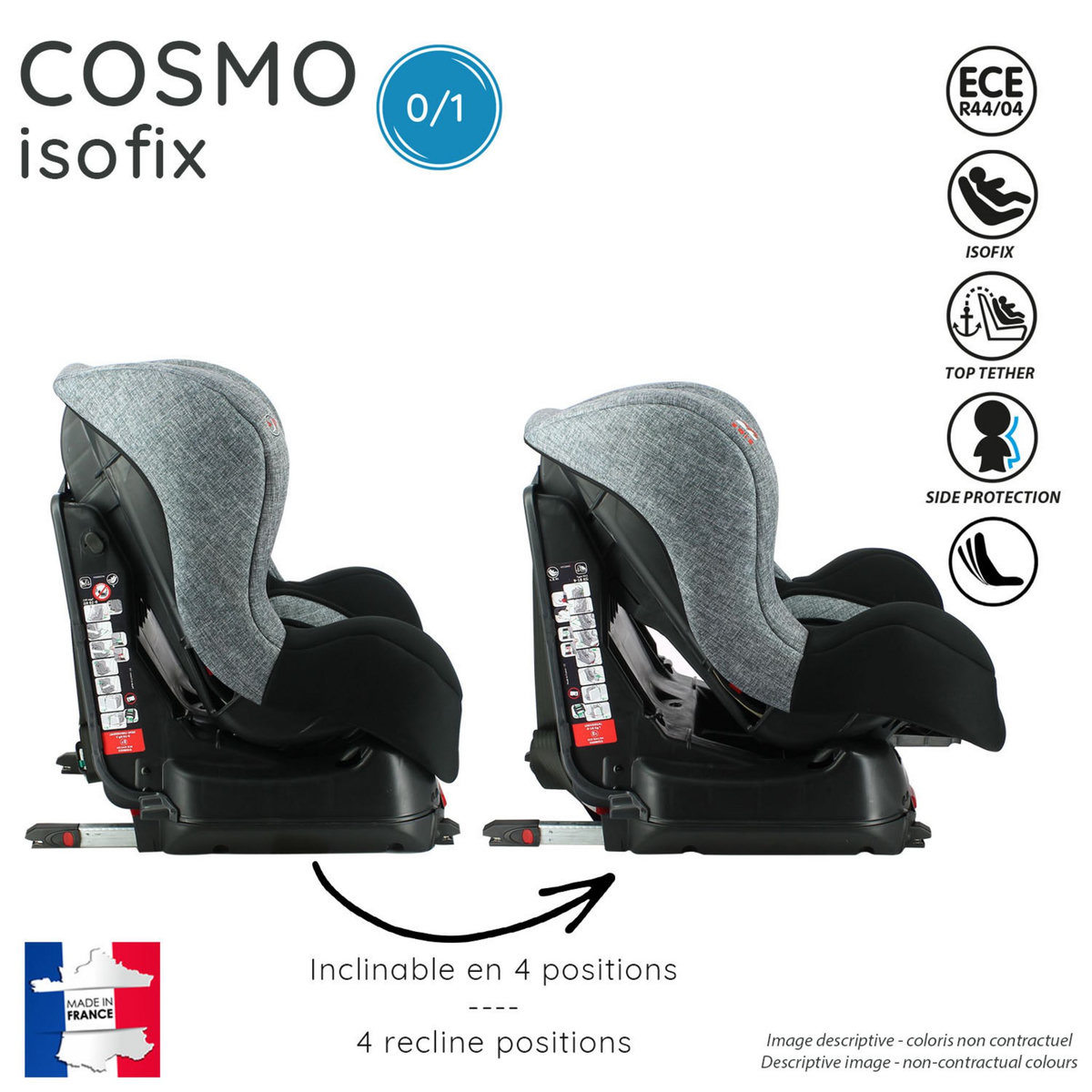 NANIA Siège auto isofix groupe 0/1 Cosmo Luxe
