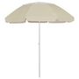 Voir la diapositive 1 : VIDAXL Parasol de plage jaune sable 300 cm