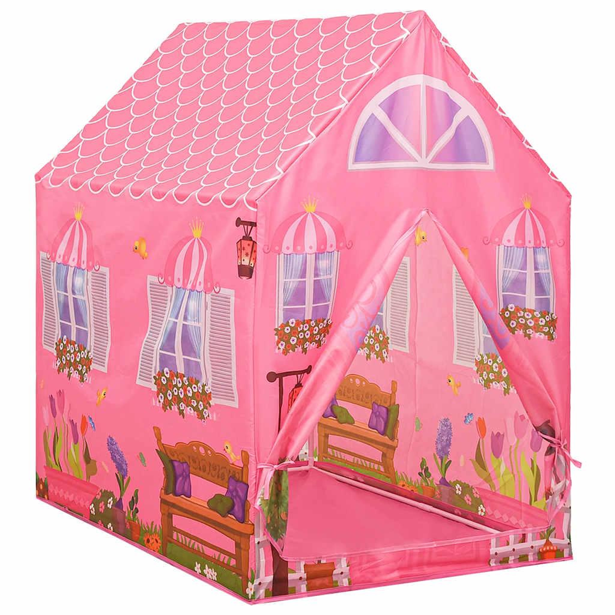 Voir la diapositive 2 : VIDAXL Tente de jeu pour enfants rose 69x94x104 cm