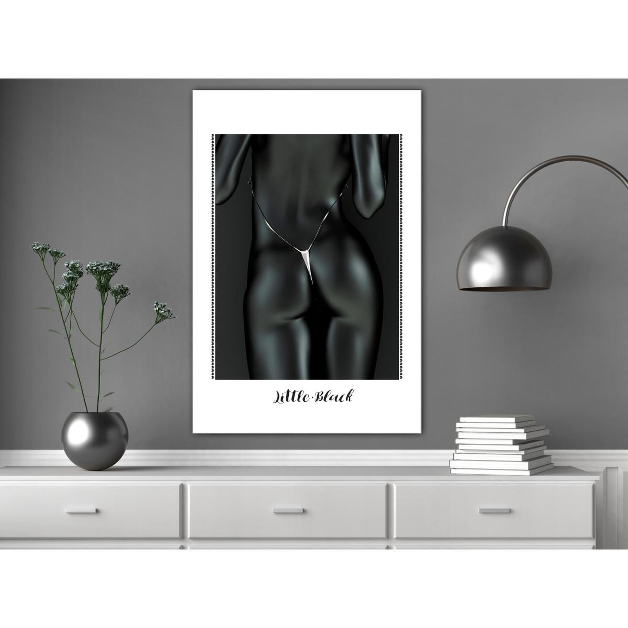 Voir la diapositive 2 : Paris Prix Tableau Imprimé  Little Black