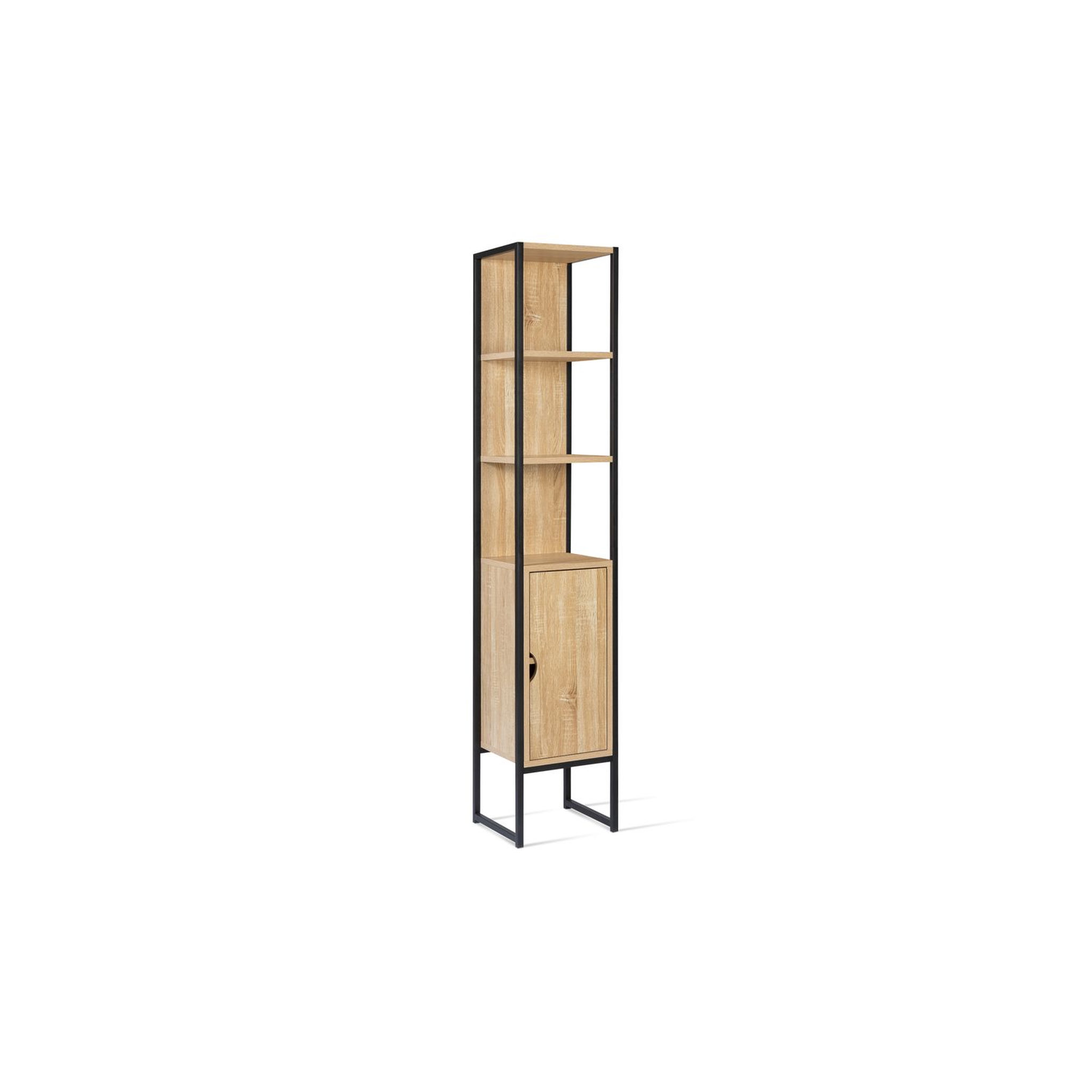 Voir la diapositive 1 : Colonne de salle de bain 1 porte 3 niche H170cm HOUSTON
