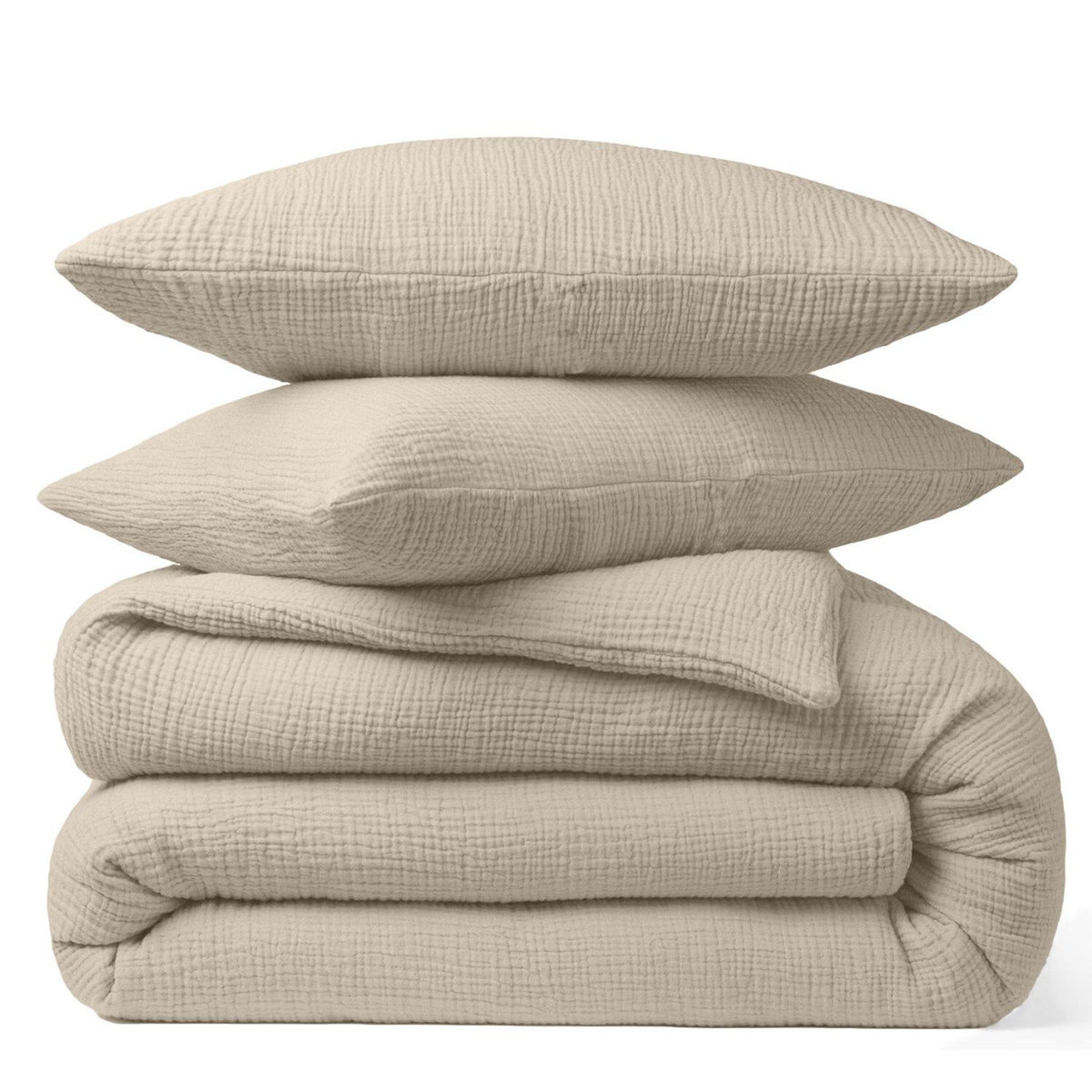 BATON ROUGE Taie d'oreiller 100% gaze de coton