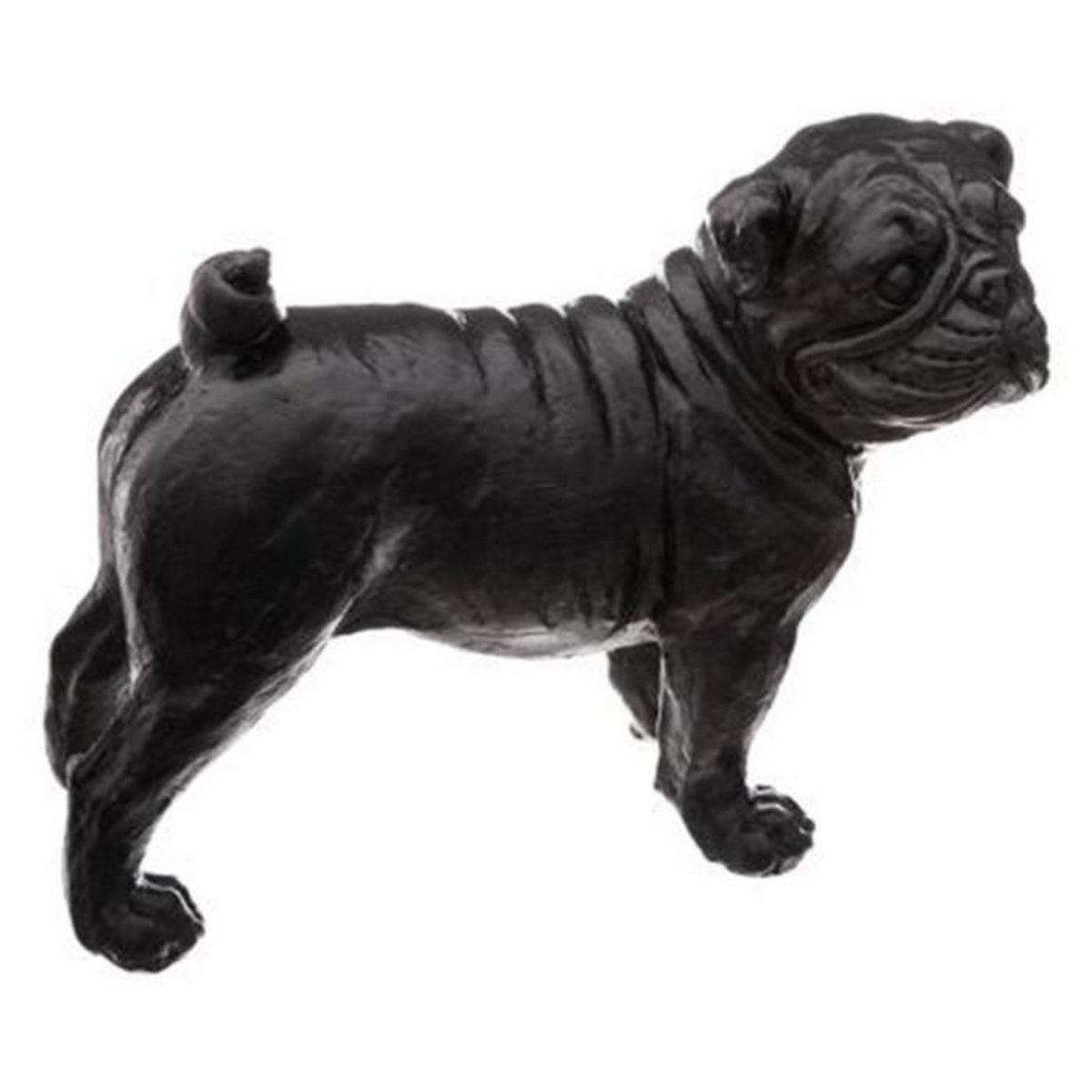 ATMOSPHERA Statuette Déco  Chien  19cm Noir