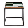 Voir la diapositive 1 : Paris Prix Table d'Appoint Design  Famosa  40cm Vert Foncé