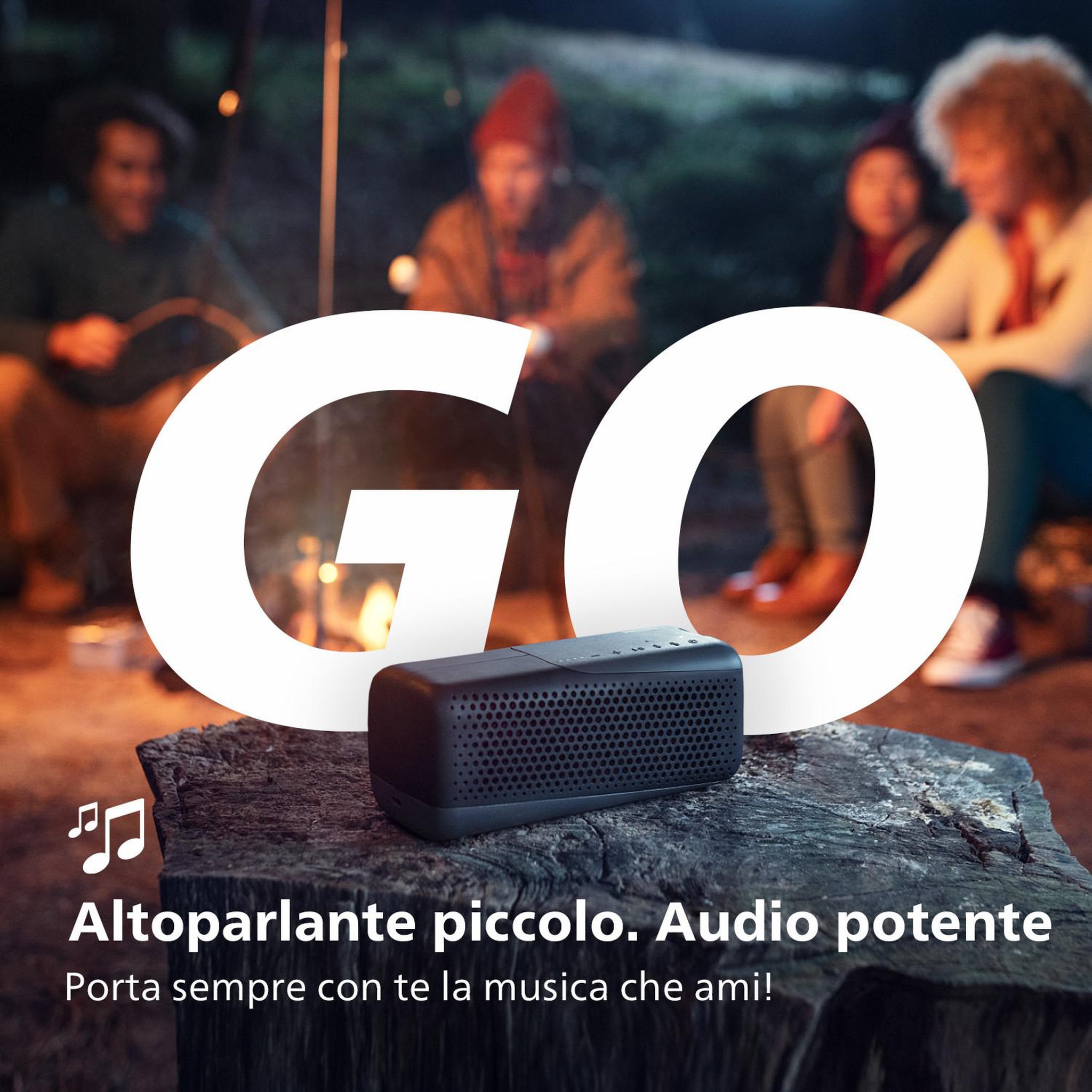 Voir la diapositive 3 : Philips Philips TAS4807B Haut parleur pour utilisation mobile sans fil Bluetooth noir