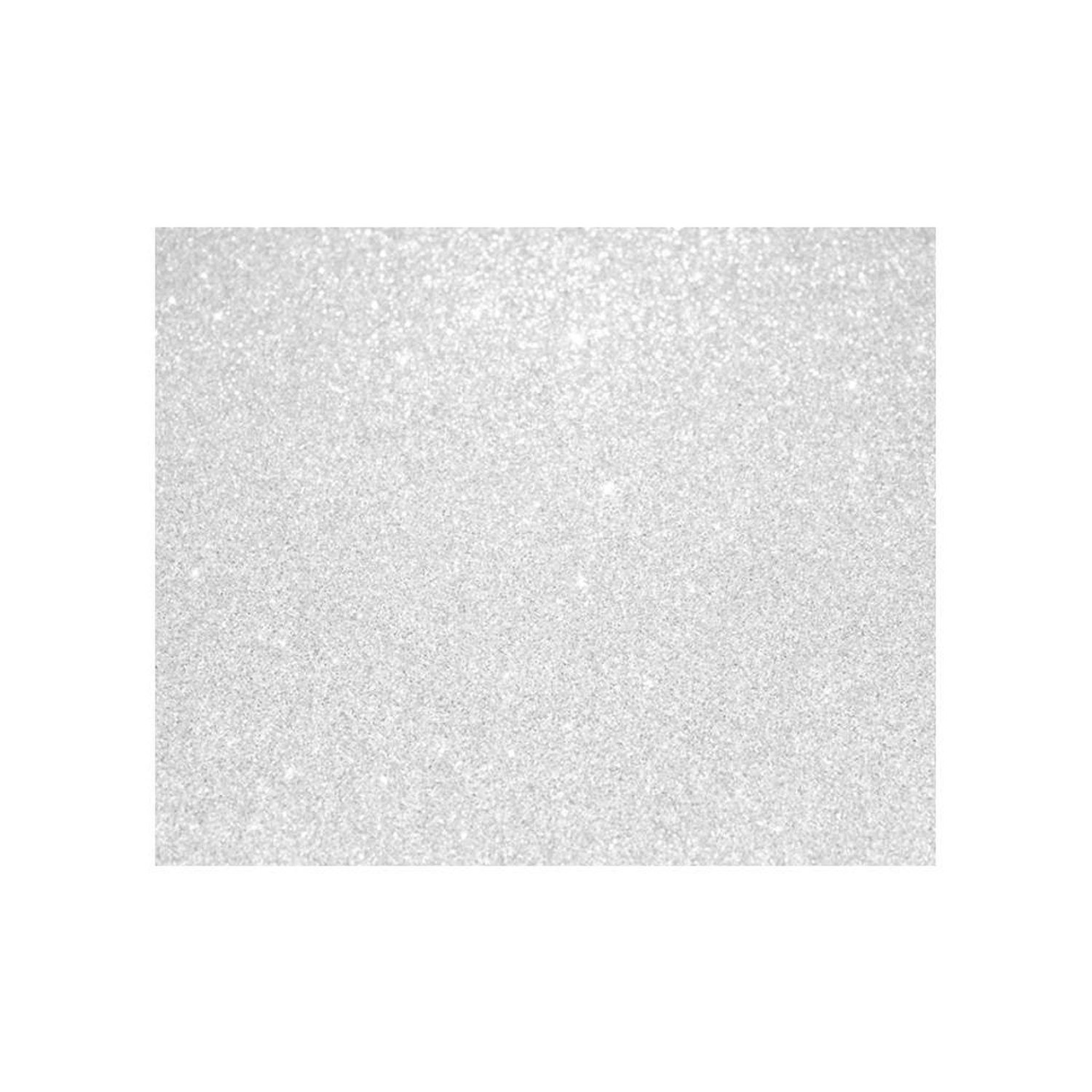 SUD TRADING Adhésif décoratif paillette argent - 150 x 45cm