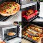Voir la diapositive 2 : Kitchen move Four multifonction chaleur tournante 58l 2000w noir - bat-58rc
