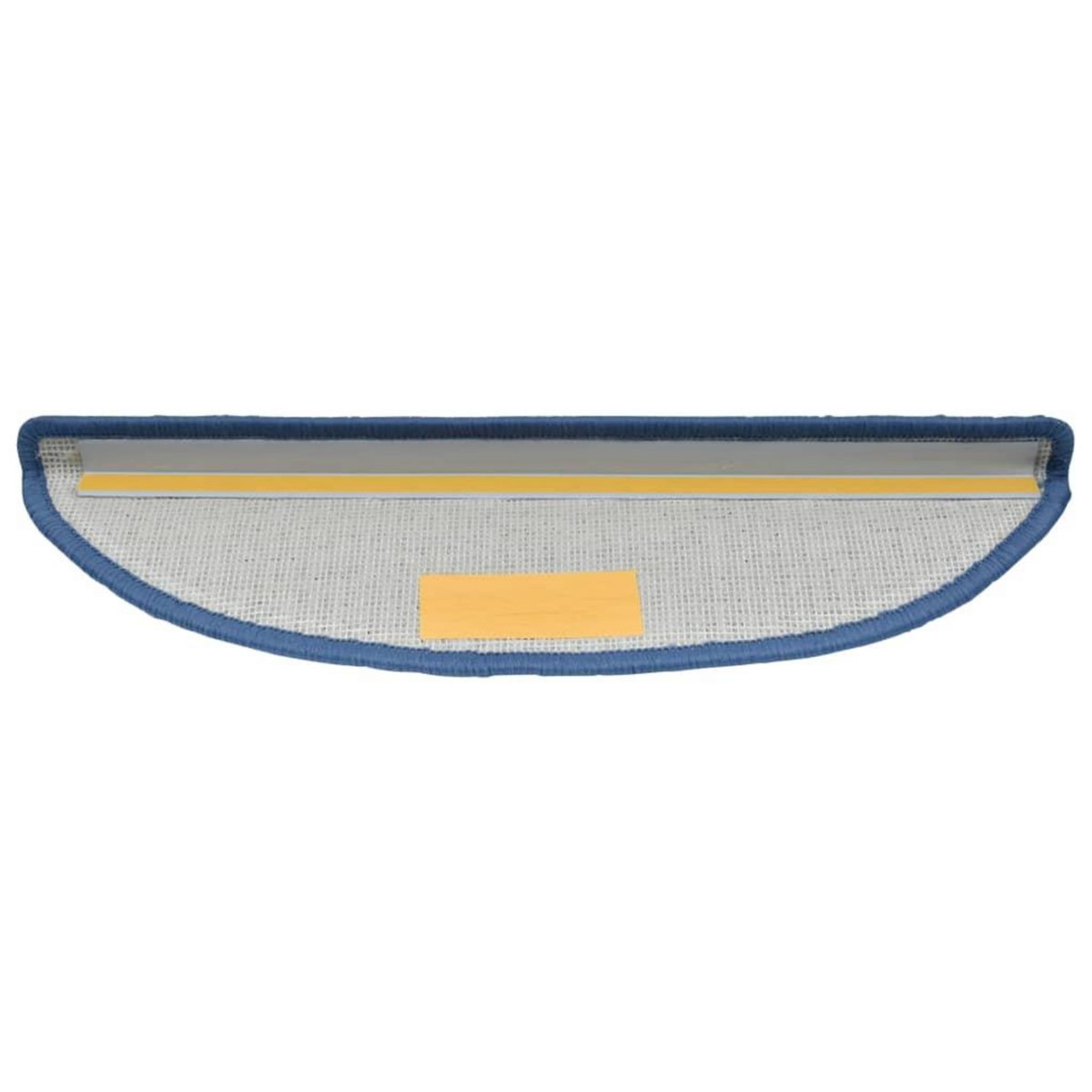 VIDAXL Tapis d'escalier 10 pcs 56x17x3 cm Bleu