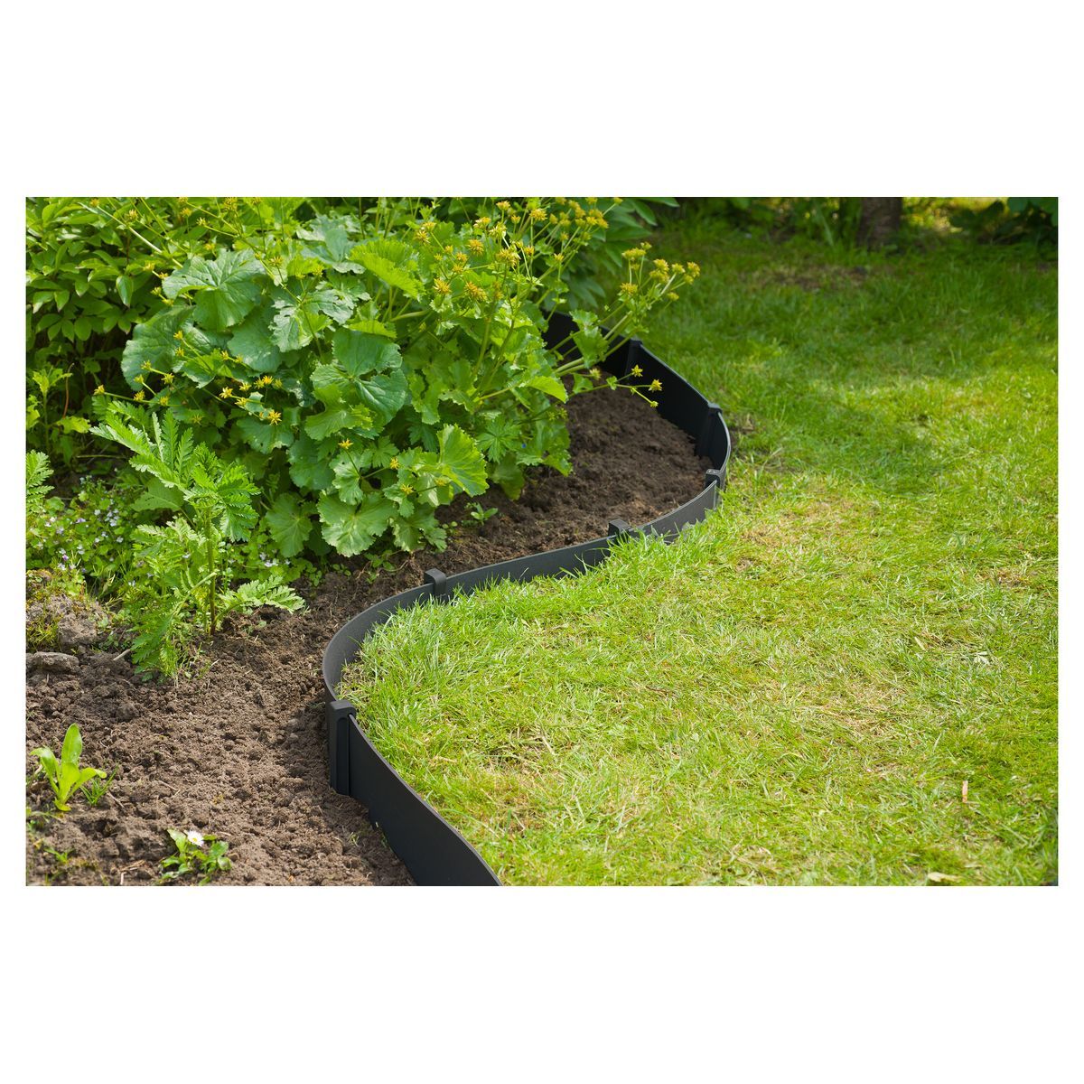 Nature Bordure de jardin - PE- Epaisseur 3 mm - Noir