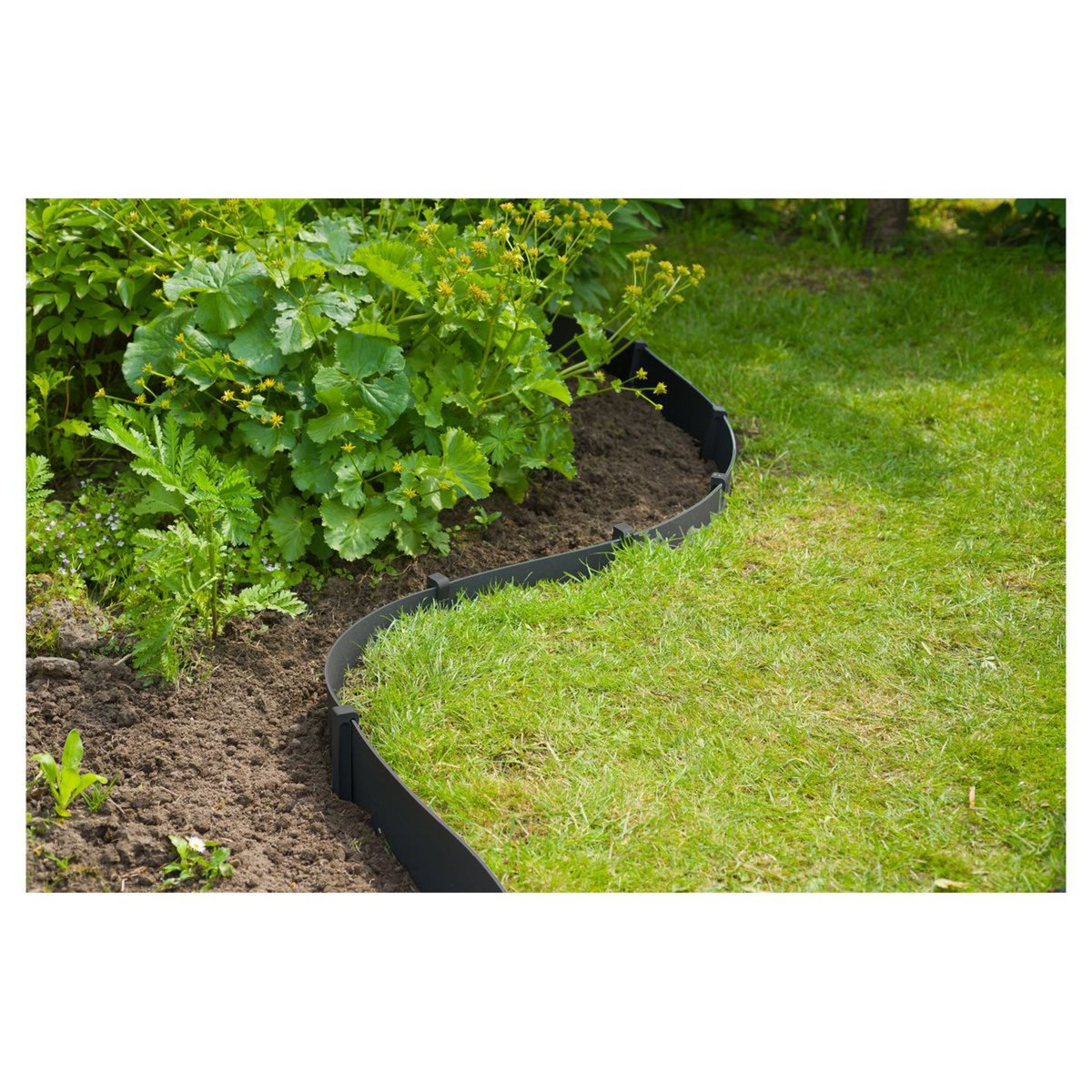 Nature Bordure de jardin - PE- Epaisseur 3 mm - Noir