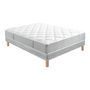 Voir la diapositive 1 : Ensemble Matelas ressorts ensachés 140x200 cm  LUBERON + sommier tapissier CILAOS