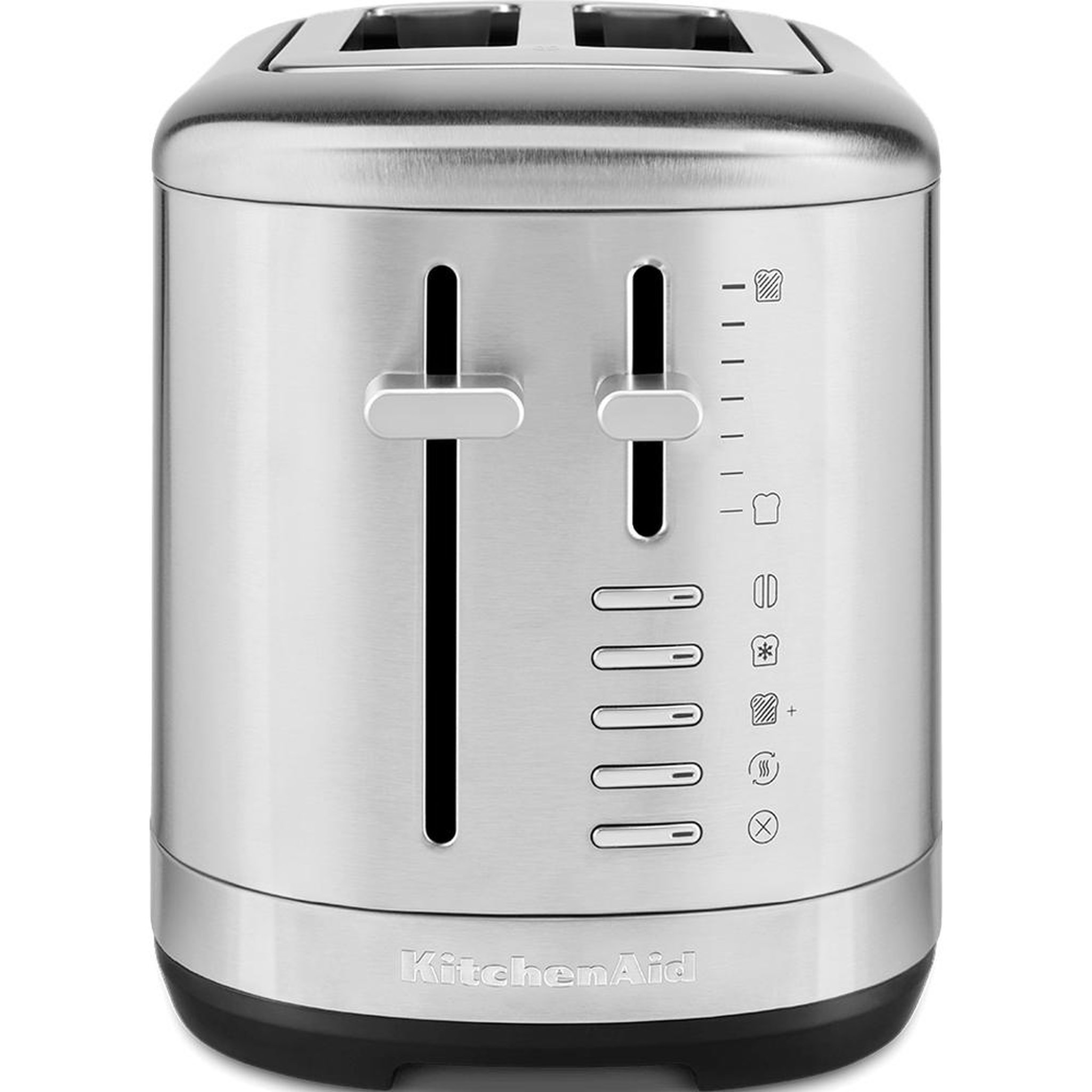 Voir la diapositive 2 : KitchenAid Grille-pain 2 fentes 980w inox - 5kmt2109esx
