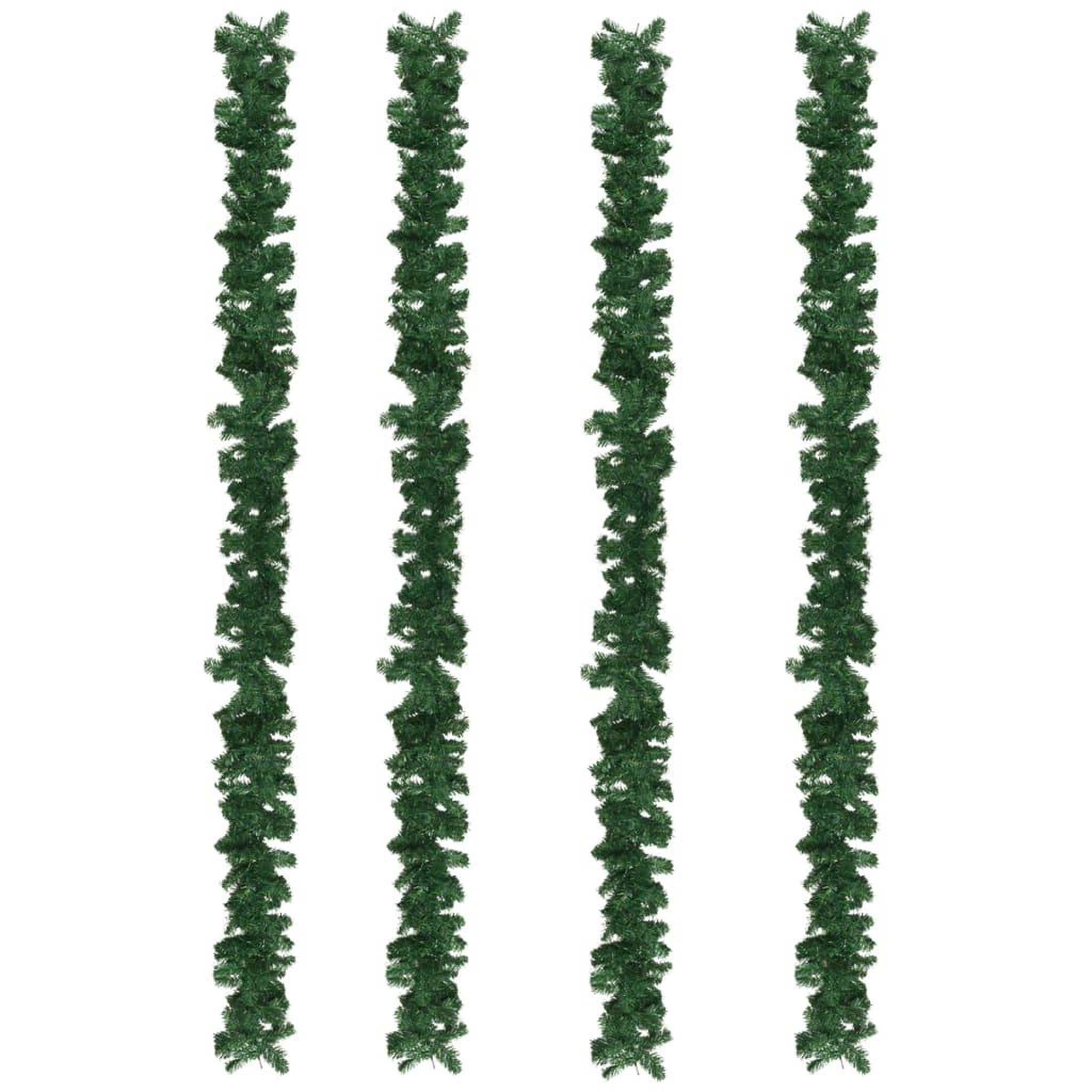 Voir la diapositive 4 : VIDAXL Guirlandes de Noël 4 pcs Vert 270 cm PVC