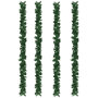 Voir la diapositive 4 : VIDAXL Guirlandes de Noël 4 pcs Vert 270 cm PVC