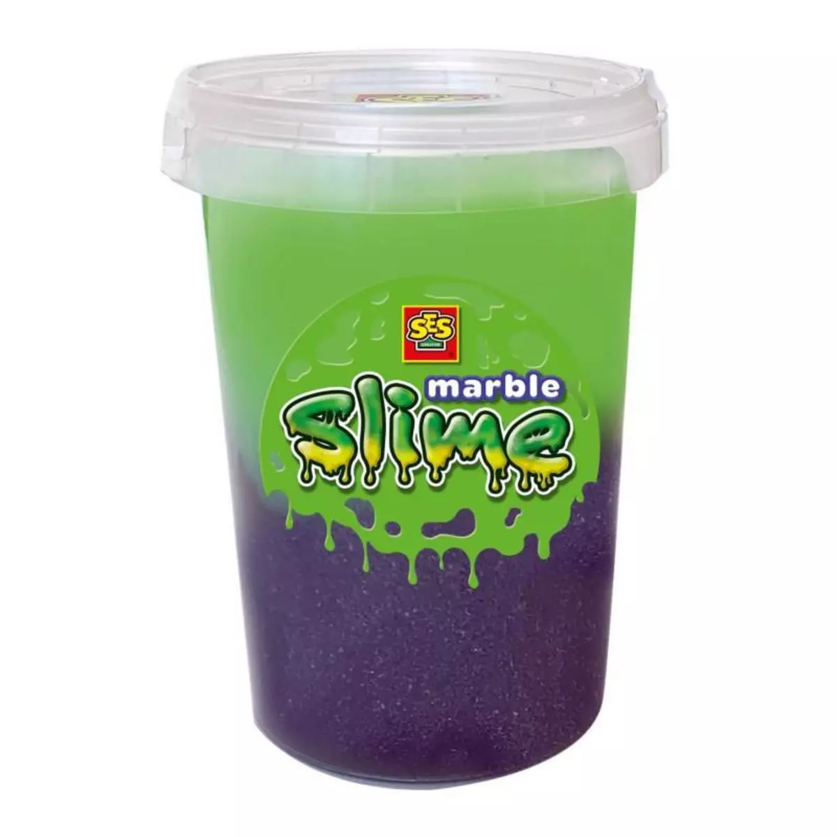 SES SES Marble Slime - Purple and Green, 200gr 15023
