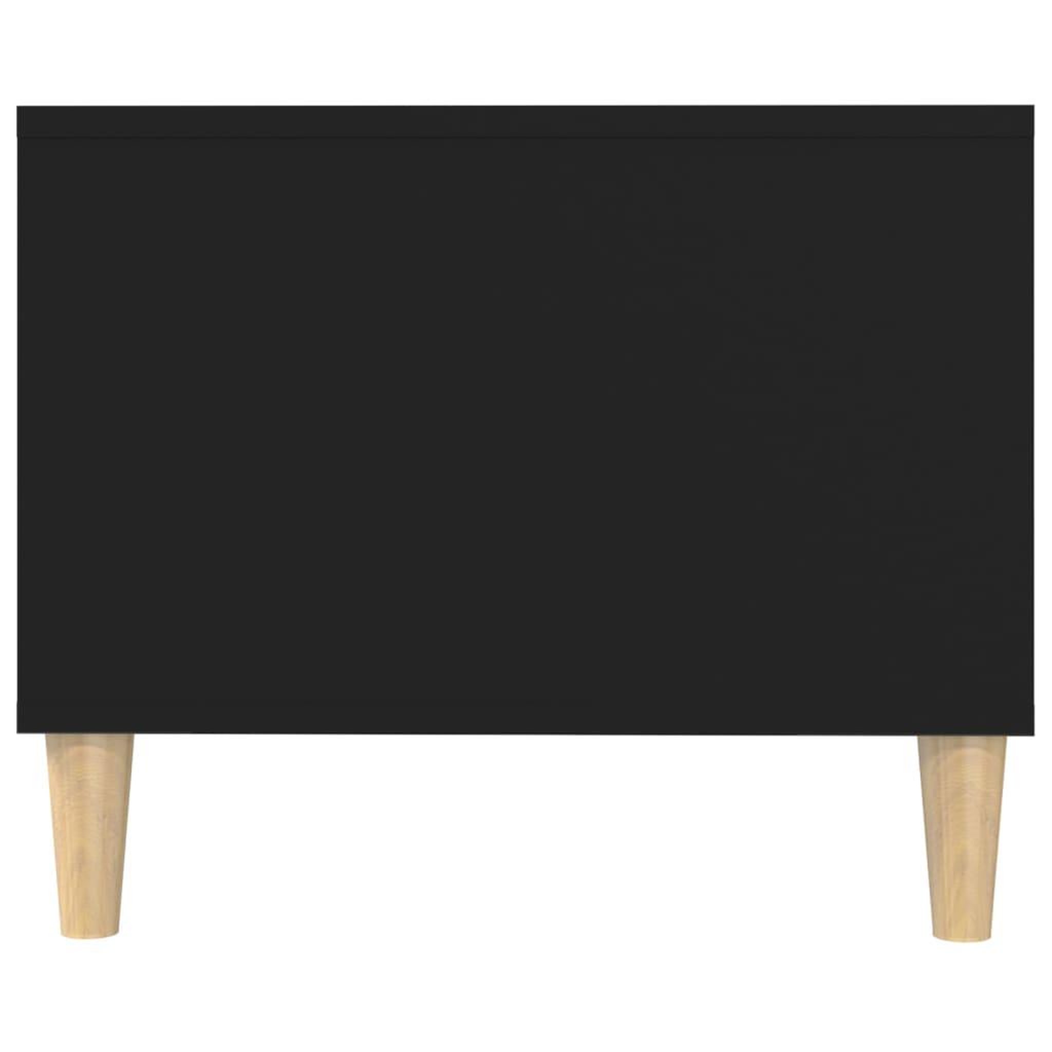 Voir la diapositive 5 : VIDAXL Table basse noir 102x50x40 cm bois d'ingenierie