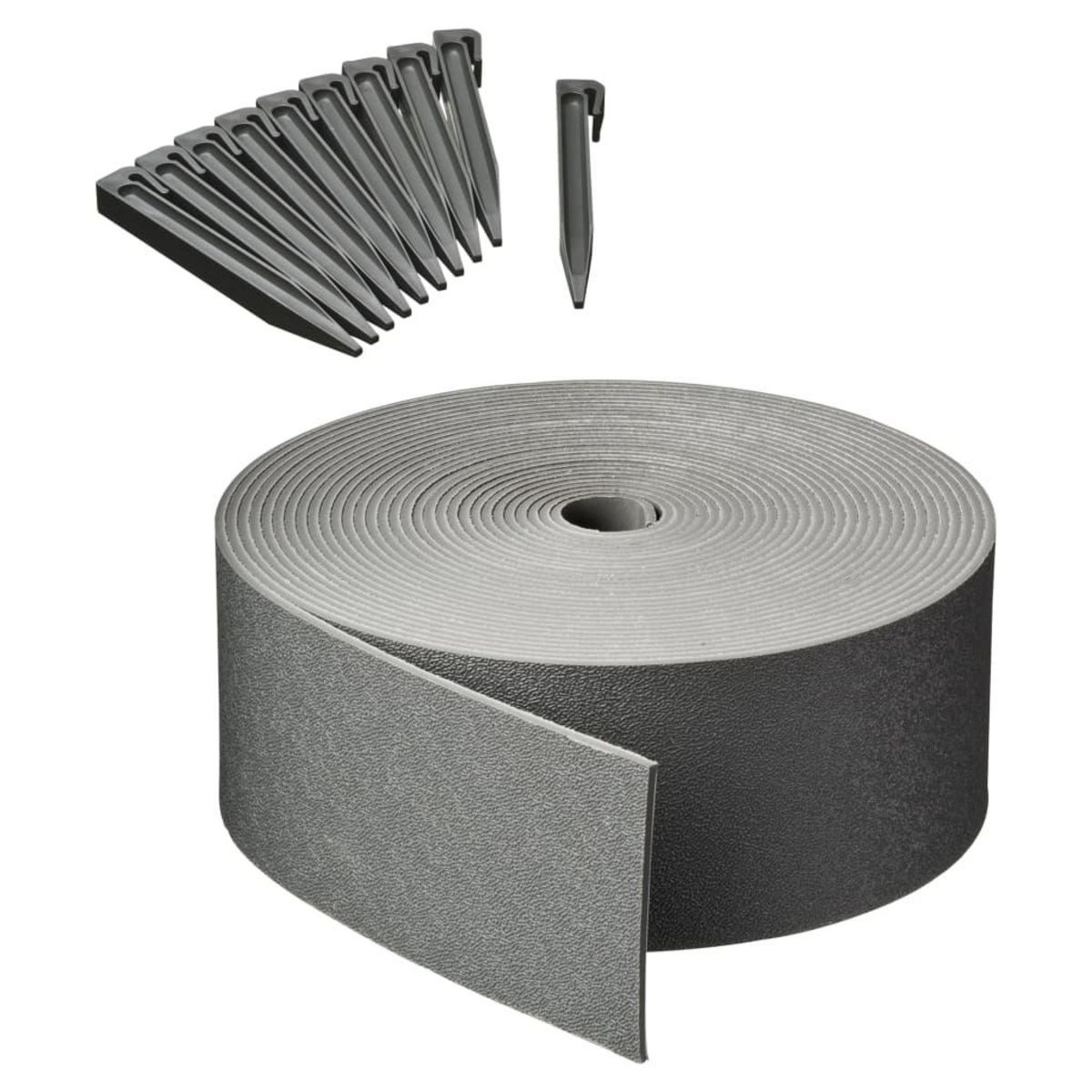 NATURE Nature Ensemble de bordure de jardin avec pointes gris