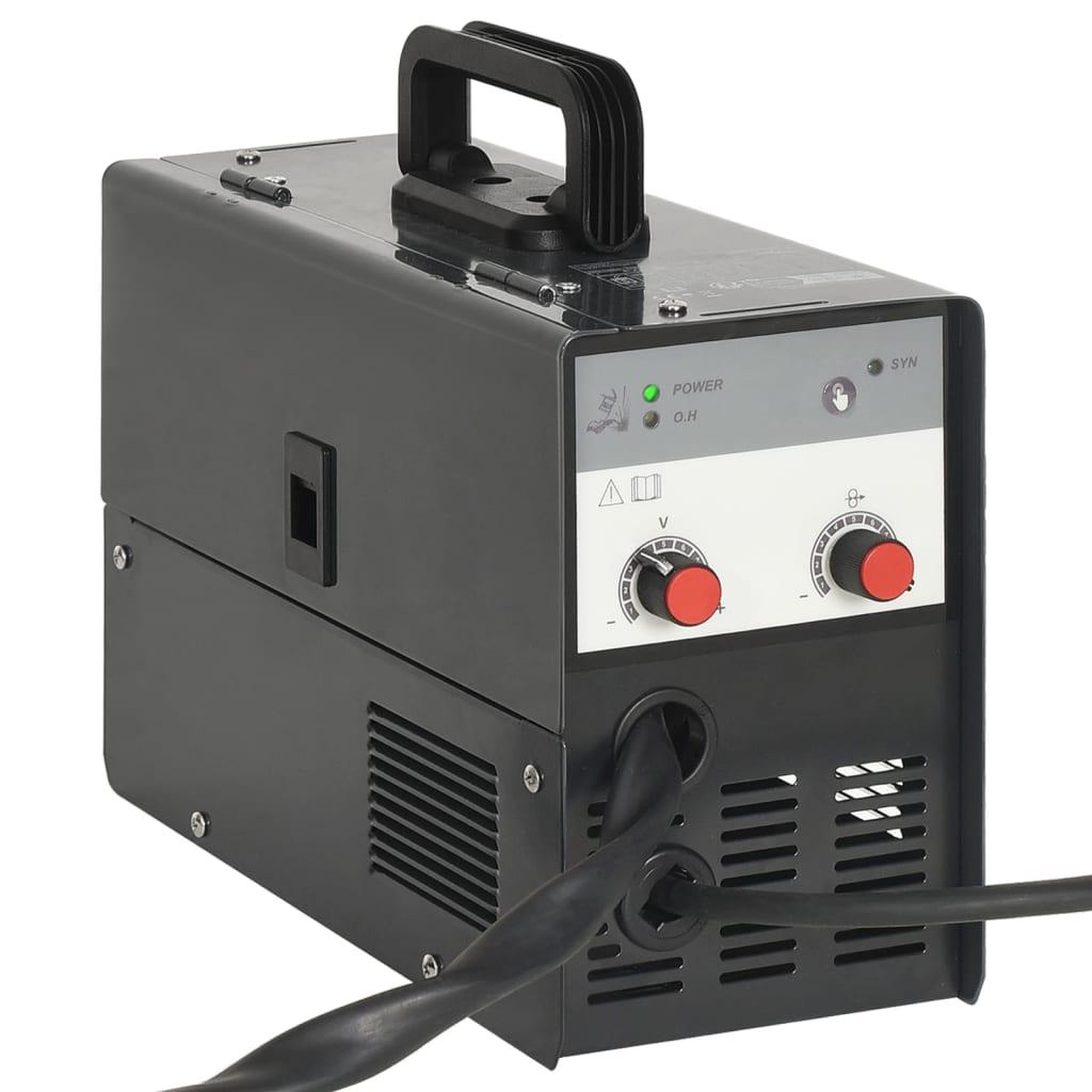 Voir la diapositive 2 : VIDAXL Machine a souder a flux sans gaz MIG 120A