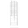 Voir la diapositive 4 : VIDAXL Jardiniere a gabion en H Fil d'acier 260x40x120 cm
