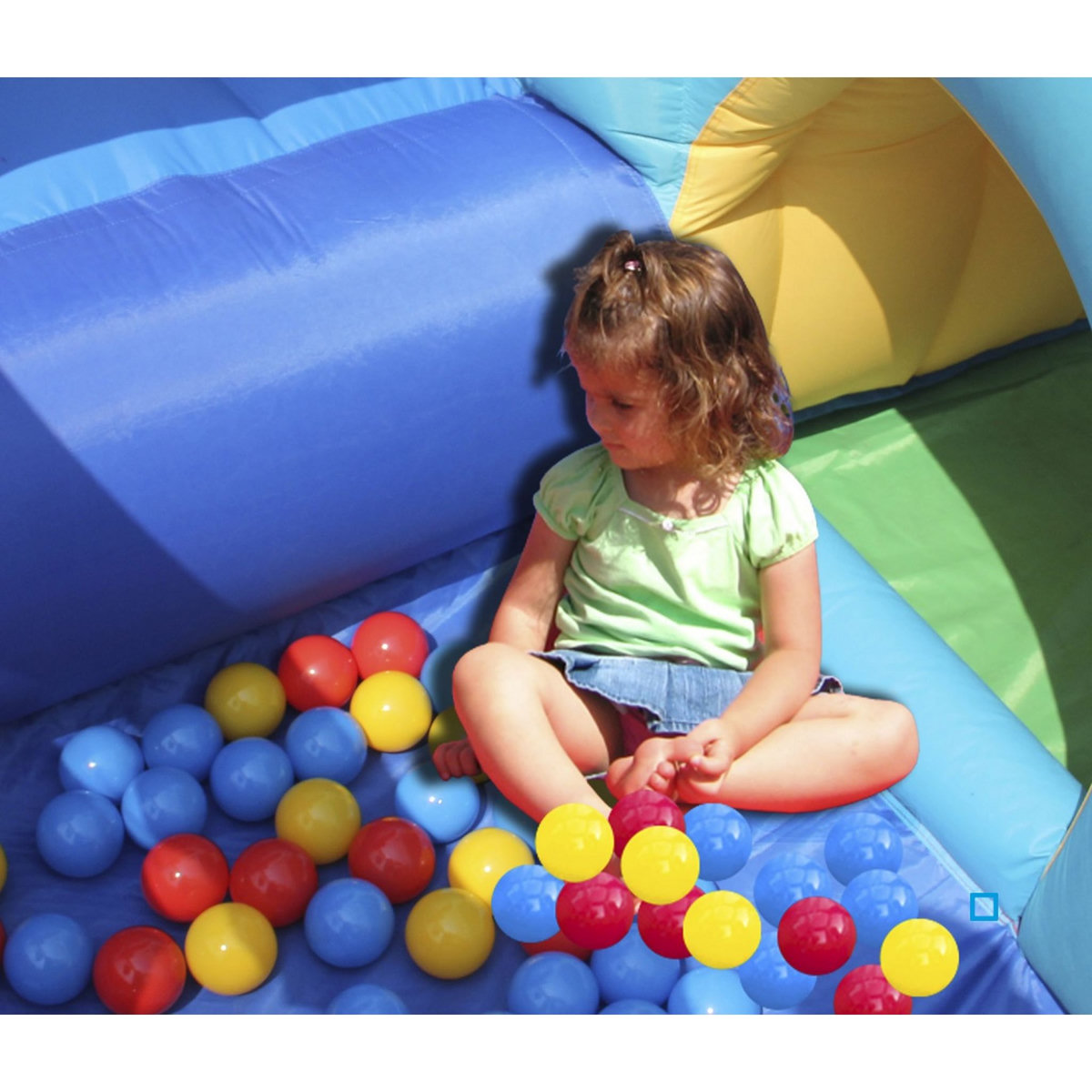 HAPPY HOP Château médiéval gonflable 13 en 1