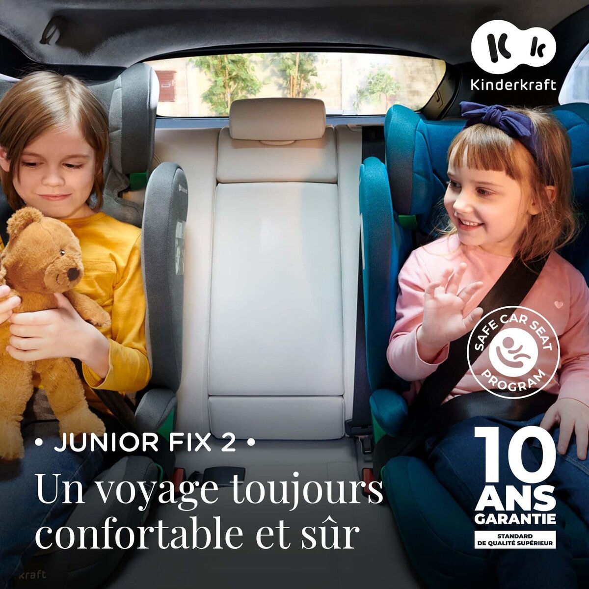 KINDERKRAFT Rehausseur auto isofix groupe 2 3 siege reglable
