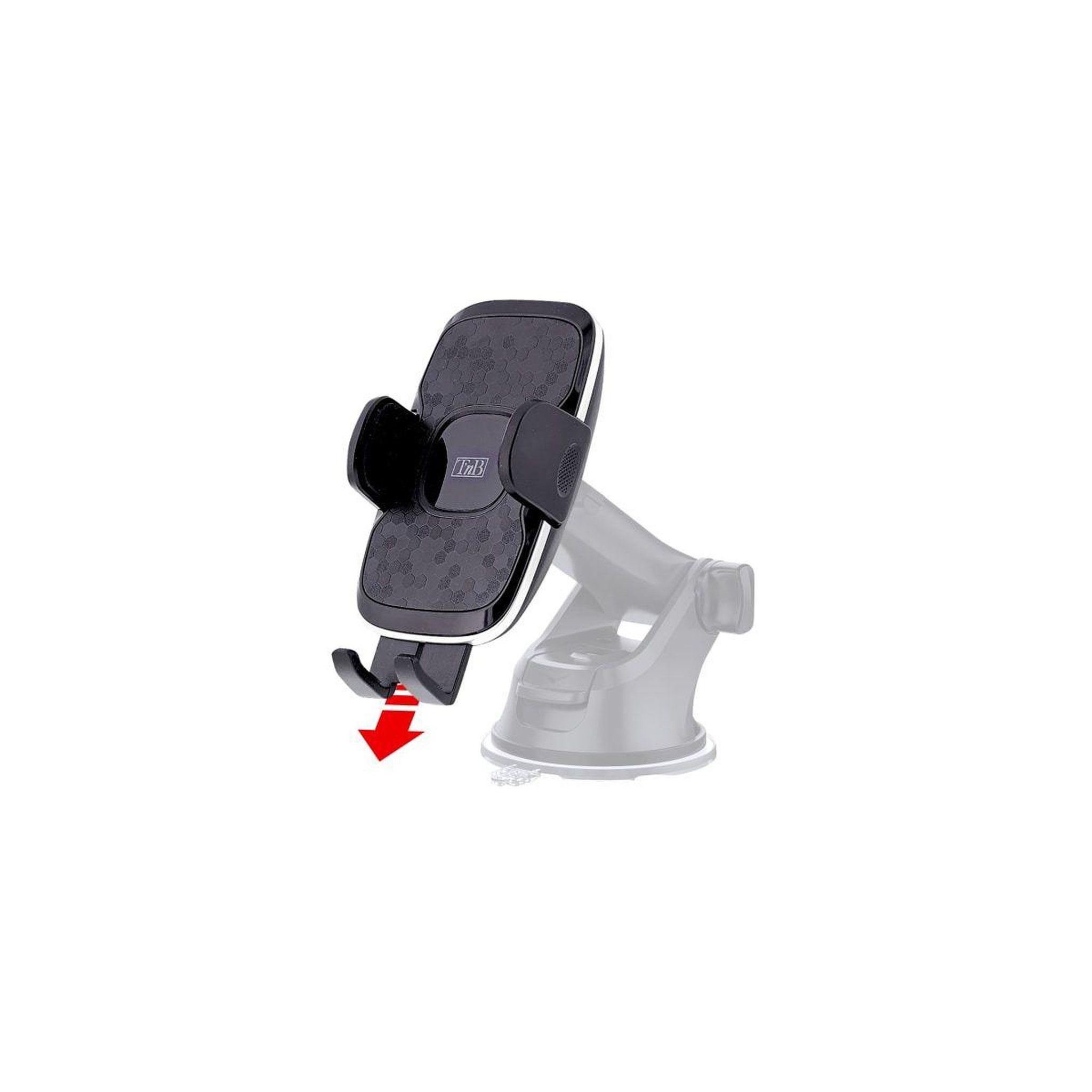 Voir la diapositive 3 : TNB Support smartphone téléscopique premium 3 en 1 noir