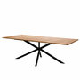 Voir la diapositive 1 : CONCEPT USINE Table extensible 8-10 personnes effet bois 235cm BRIA
