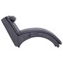Voir la diapositive 3 : VIDAXL Chaise longue de massage avec oreiller Gris Similicuir