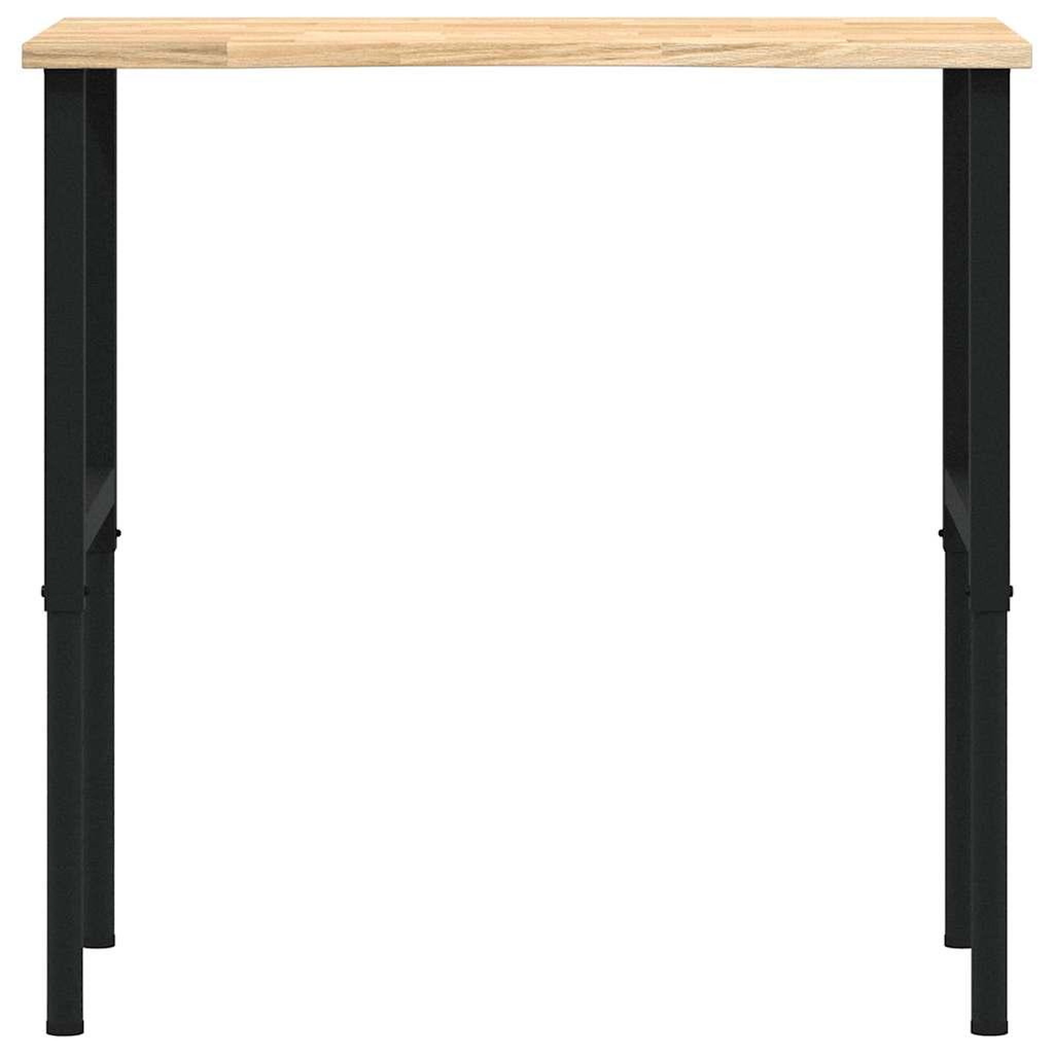 Voir la diapositive 4 : VIDAXL Etabli 100x60x(71,5-98) cm bois de chene massif