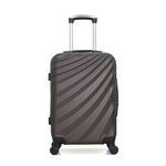WAVE PARIS WAVE PARIS - Valise Cabine DANUBE 55 cm 4 Roues. Coloris disponibles : Rose, Rouge, Bleu, Orange, Gris, Beige, Marron
