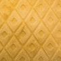 Voir la diapositive 3 : ATMOSPHERA Coussin Déhoussable  Losange 3D  40x40cm Ocre