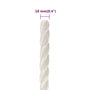 Voir la diapositive 6 : VIDAXL Corde de travail Blanc 10 mm 25 m polypropylene