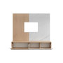 Voir la diapositive 3 : Paris Prix Ensemble Meuble TV  Kip  160cm Blanc & Naturel