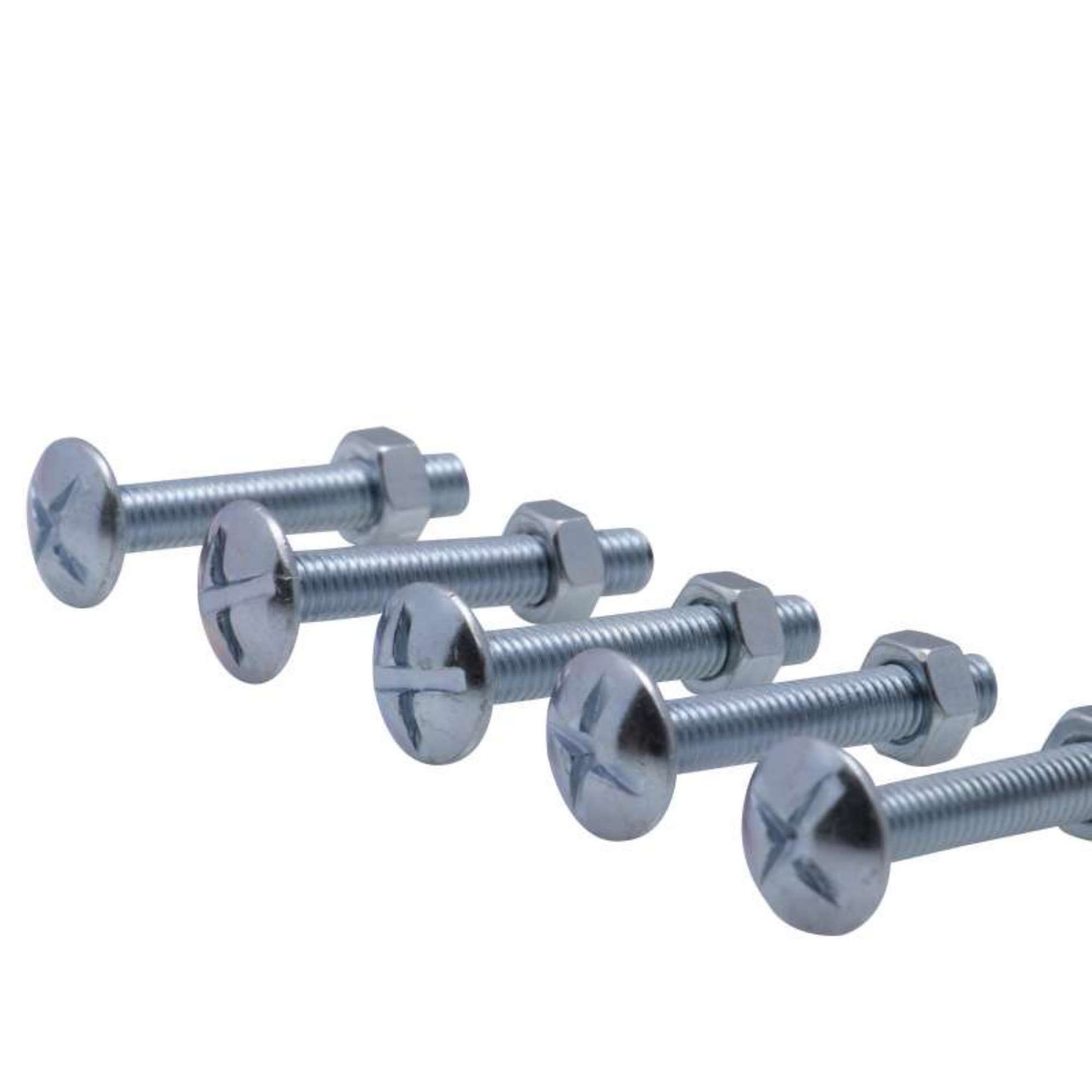 Voir la diapositive 4 :  Boulon poêlier zingué Vissal Ø 5x50mm  lot de 12 boulons