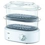Voir la diapositive 3 : BRAUN Cuiseur vapeur 2 paniers 850w blanc - fs5100wh