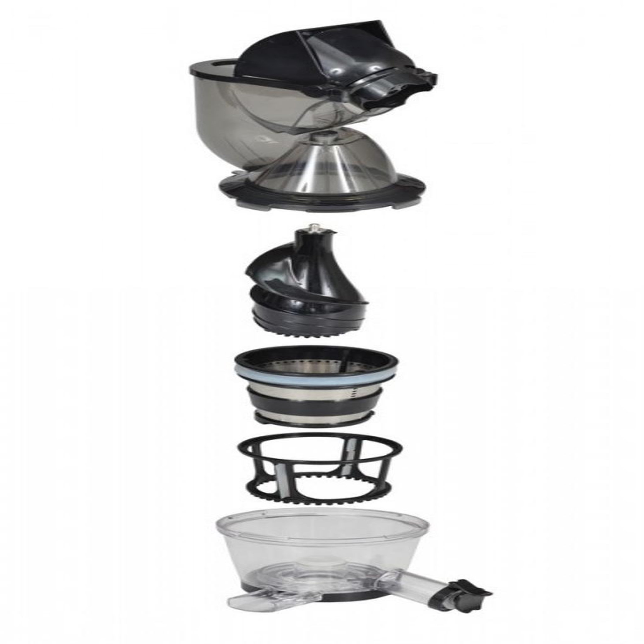 Voir la diapositive 3 : Kitchen chef Extracteur de jus 250w noir/gris - AJE378LA