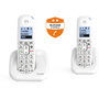 Voir la diapositive 2 : Alcatel Téléphone sans fil XL785 Duo Blanc