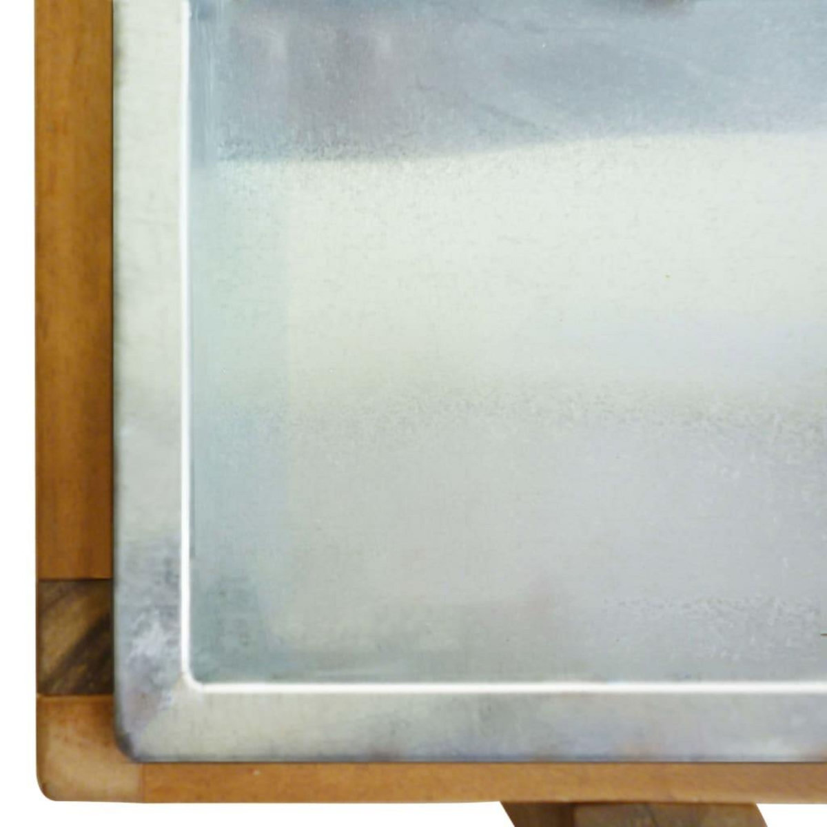 VIDAXL Lit sureleve de jardin Bois massif d'acacia et zinc