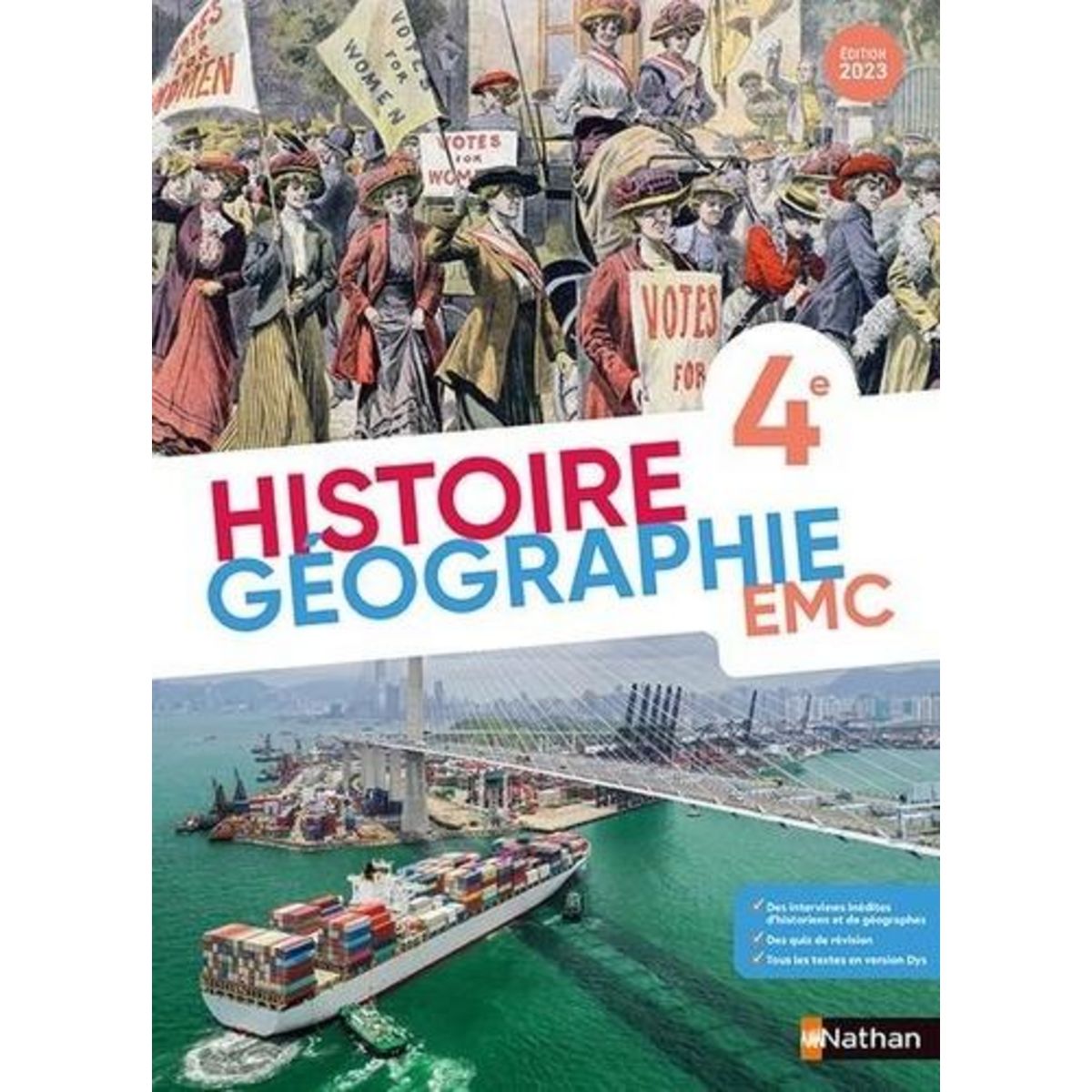 HISTOIRE GEOGRAPHIE EMC 4E. EDITION 2023, Rocher Nicolas